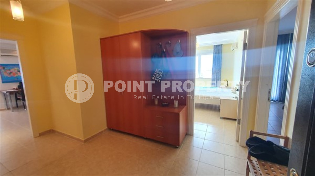 Квартира с двумя спальнями, 110м², с видом на море и горы на центральной улице в районе Алании Тосмур-id-2019-фото-11