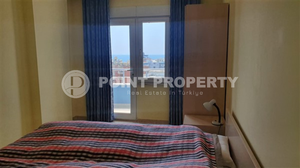 Квартира с двумя спальнями, 110м², с видом на море и горы на центральной улице в районе Алании Тосмур-id-2019-фото-14