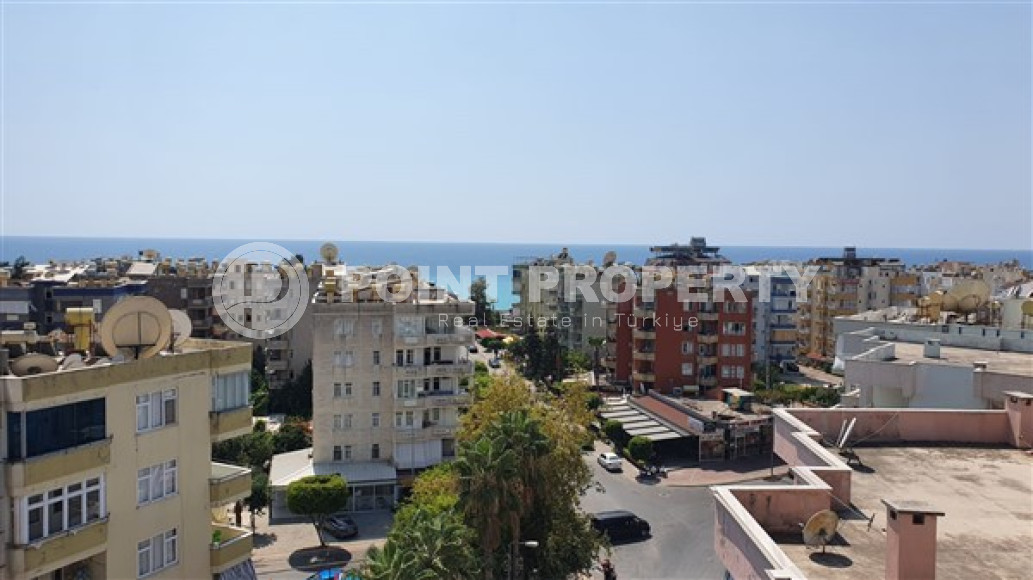 Квартира с двумя спальнями, 110м², с видом на море и горы на центральной улице в районе Алании Тосмур-id-2019-фото-16