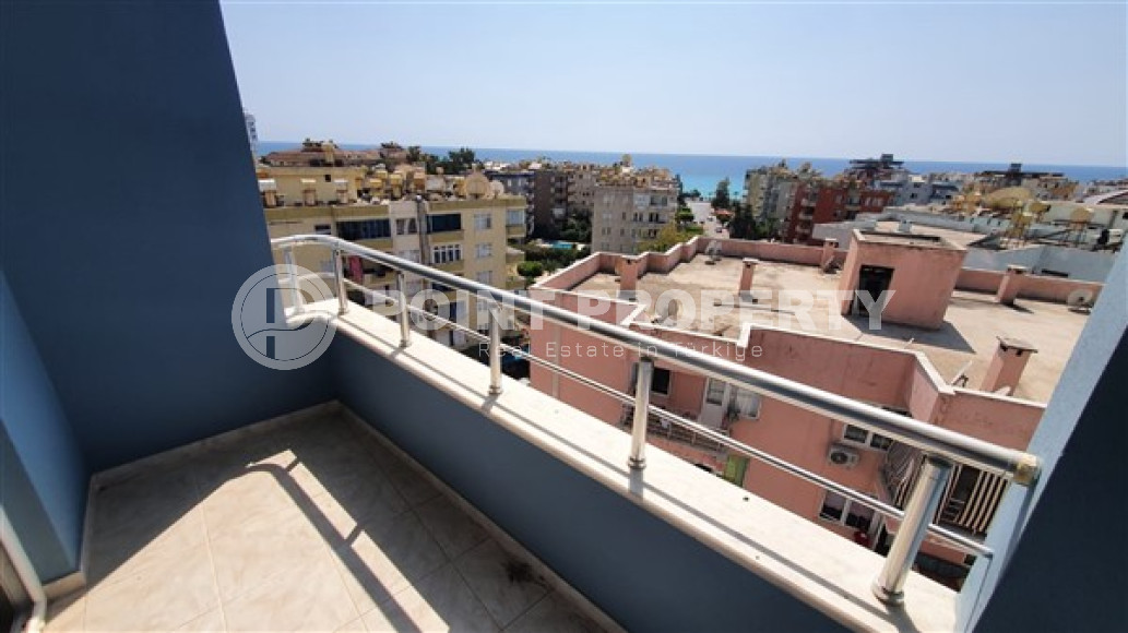 Квартира с двумя спальнями, 110м², с видом на море и горы на центральной улице в районе Алании Тосмур-id-2019-фото-21