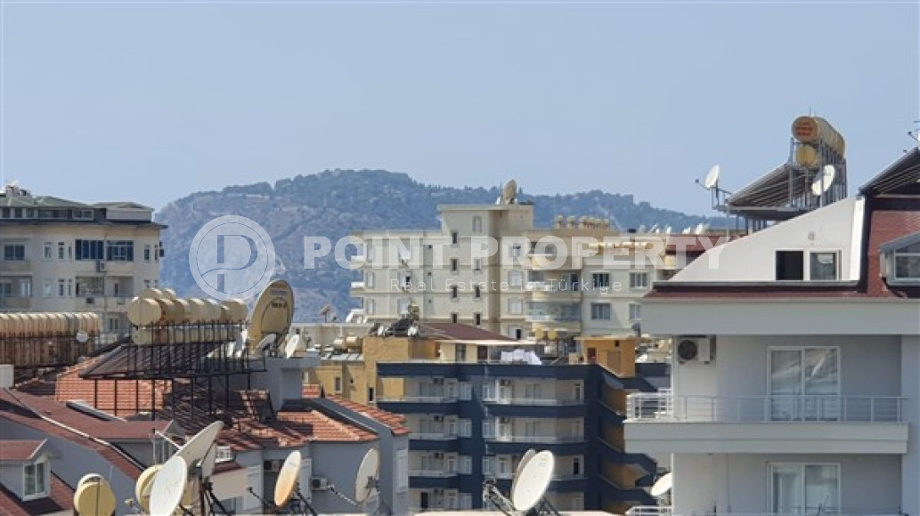 Квартира с двумя спальнями, 110м², с видом на море и горы на центральной улице в районе Алании Тосмур-id-2019-фото-22