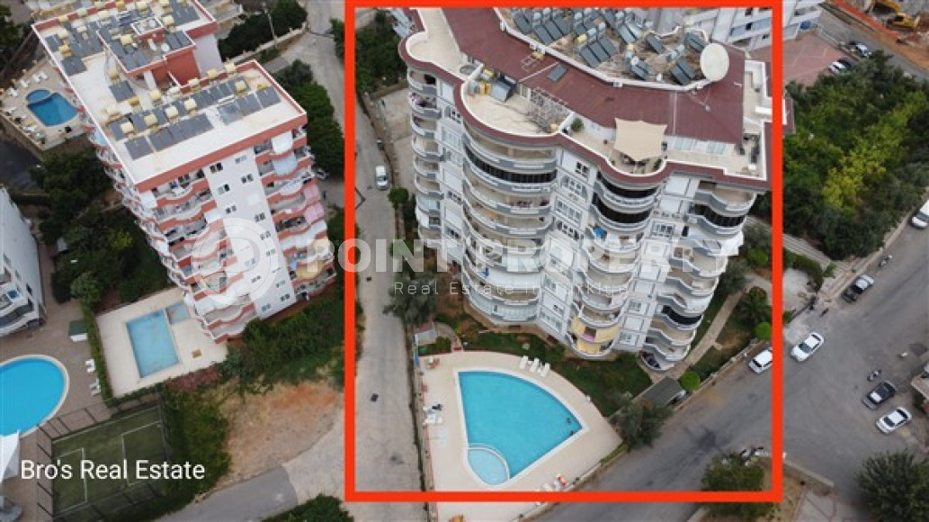 Меблированная трехкомнатная квартира, 130м², в 350м от моря в районе Алании Тосмур-id-2023-фото-4