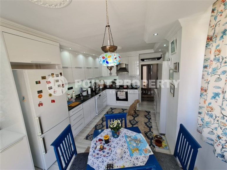 Меблированная трехкомнатная квартира, 130м², в 350м от моря в районе Алании Тосмур-id-2023-фото-11