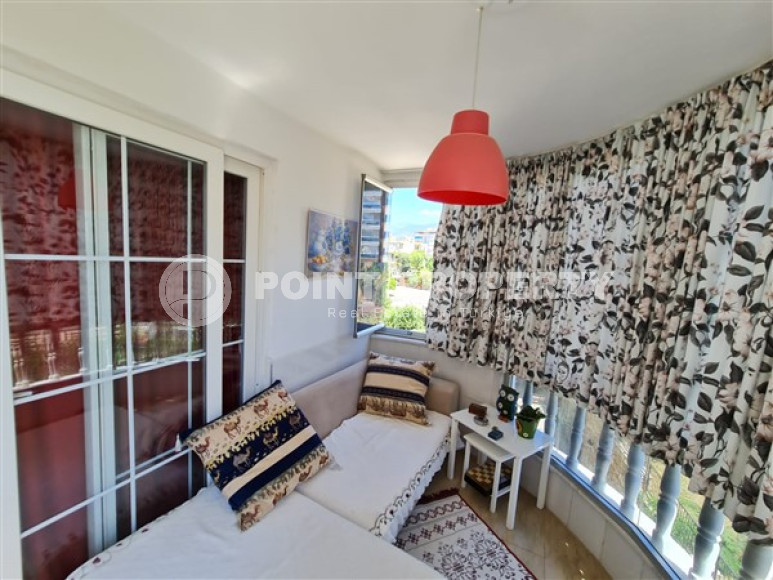 Меблированная трехкомнатная квартира, 130м², в 350м от моря в районе Алании Тосмур-id-2023-фото-14