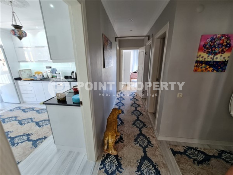 Меблированная трехкомнатная квартира, 130м², в 350м от моря в районе Алании Тосмур-id-2023-фото-16