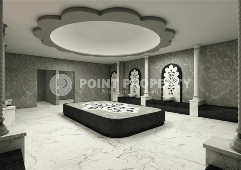 Элитная недвижимость: пентхаус 3+1, 135м², в новом комплексе премиум класса в Каргыджаке, Алания-id-2024-фото-30