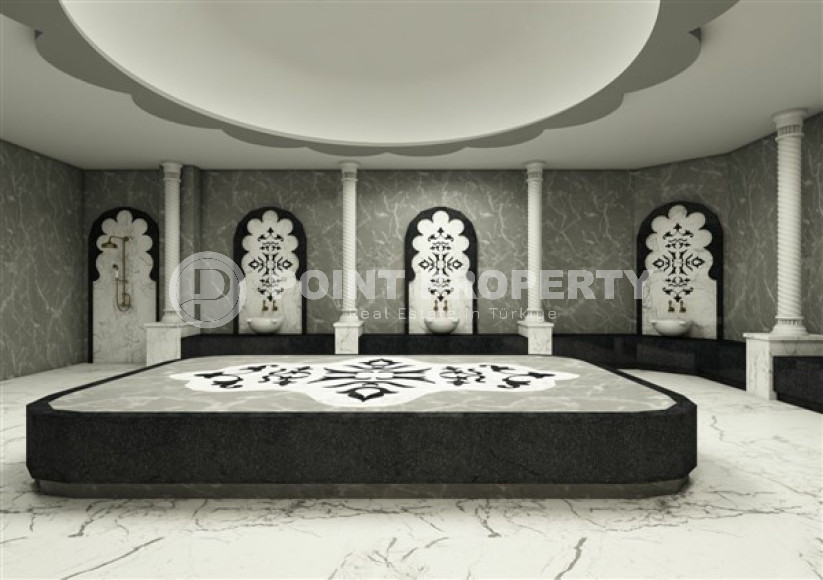 Элитная недвижимость: пентхаус 3+1, 135м², в новом комплексе премиум класса в Каргыджаке, Алания-id-2024-фото-31