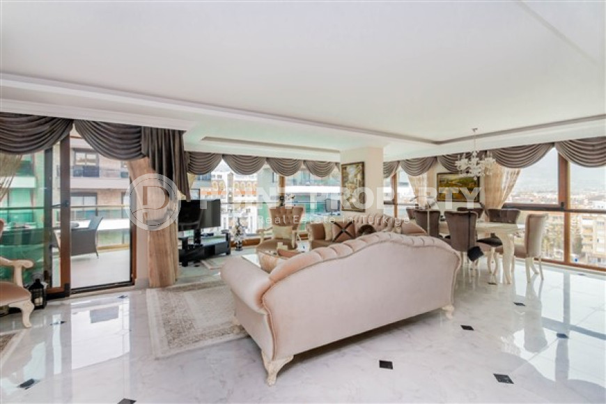 Фешенебельный пентхаус 4+1, 315м², на первой береговой линии в районе Тосмур, Алания-id-2025-фото-9