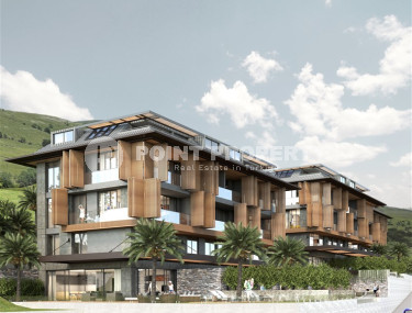 View apartments in installments with large layouts in the center of Alanya. Large layouts and apartments with private garden-id-1149-photo-5