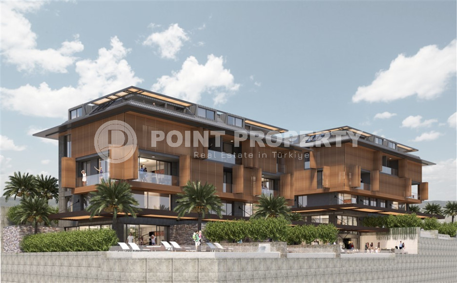 View apartments in installments with large layouts in the center of Alanya. Large layouts and apartments with private garden-id-1149-photo-8