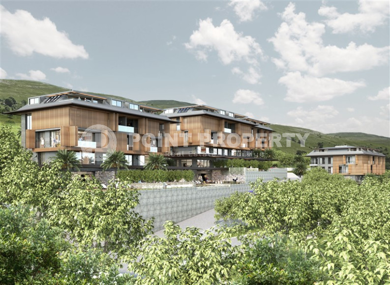 View apartments in installments with large layouts in the center of Alanya. Large layouts and apartments with private garden-id-1149-photo-10