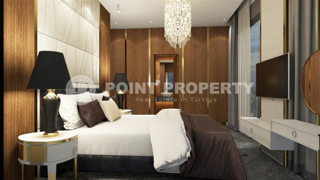 View apartments in installments with large layouts in the center of Alanya. Large layouts and apartments with private garden-id-1149-photo-13