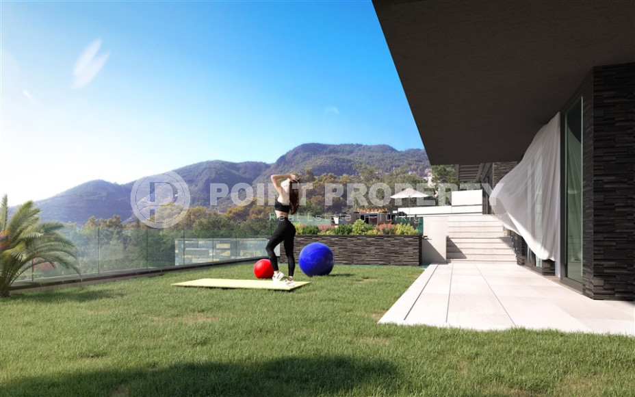 4+1 premium villas 660-680 m2 with panoramic views of the sea and the fortress. Alanya, Center-id-1014-photo-2
