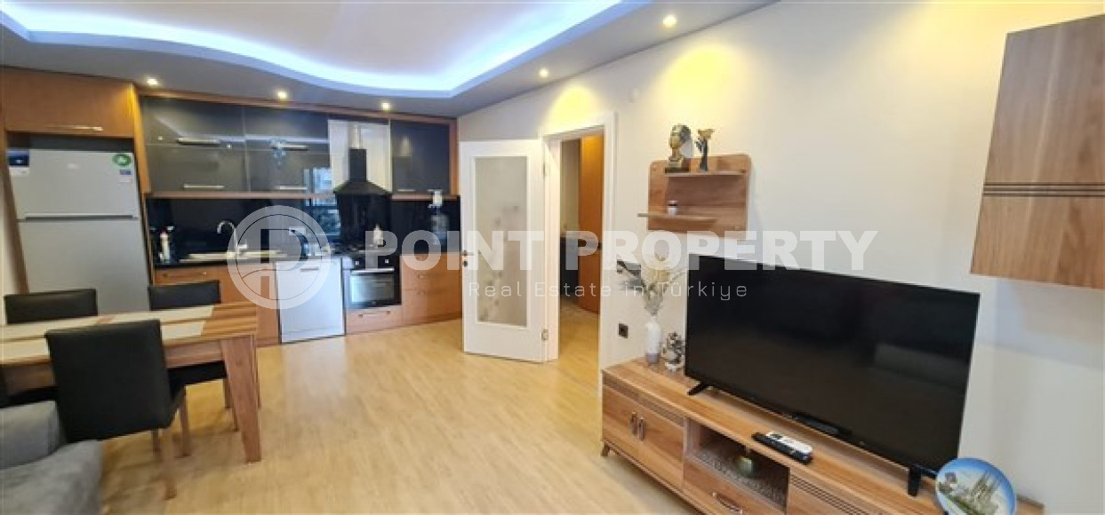 Меблированная квартира с двумя спальнями, 110м², не далеко от моря в Махмутларе, Алания-id-2030-фото-3