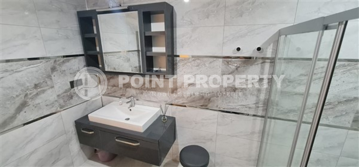 Меблированная квартира с двумя спальнями, 110м², не далеко от моря в Махмутларе, Алания-id-2030-фото-8