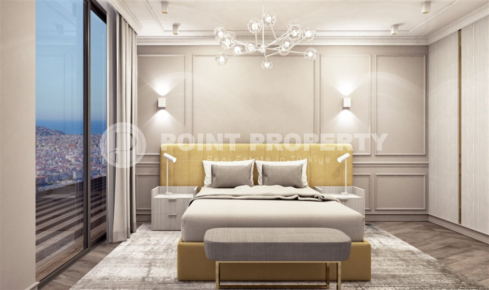 View apartments in installments with large layouts in the center of Alanya. Large layouts and apartments with private garden-id-1149-photo-15