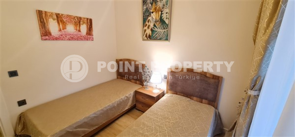 Меблированная квартира с двумя спальнями, 110м², не далеко от моря в Махмутларе, Алания-id-2030-фото-10