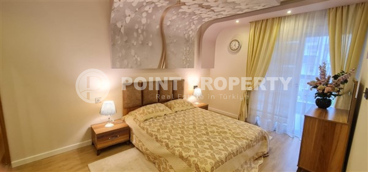 Меблированная квартира с двумя спальнями, 110м², не далеко от моря в Махмутларе, Алания-id-2030-фото-12