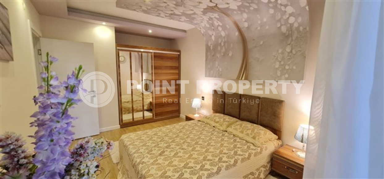 Меблированная квартира с двумя спальнями, 110м², не далеко от моря в Махмутларе, Алания-id-2030-фото-13