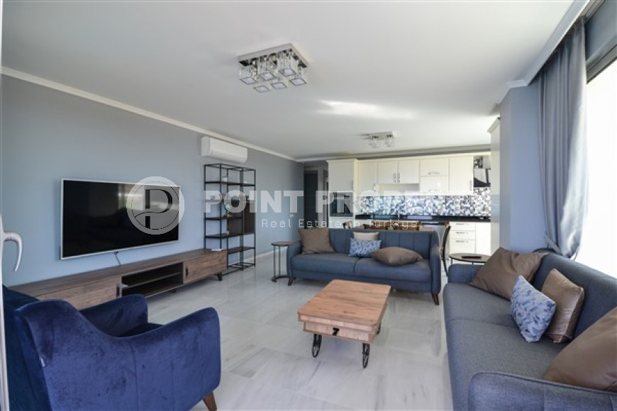 Элегантные трехкомнатные апартаменты, 110м², на первой береговой линии в Каргыджаке, Алания-id-2031-фото-5