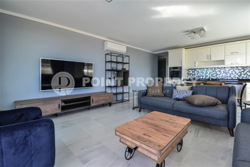 Элегантные трехкомнатные апартаменты, 110м², на первой береговой линии в Каргыджаке, Алания-id-2031-фото-6