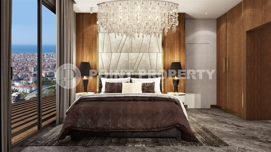 View apartments in installments with large layouts in the center of Alanya. Large layouts and apartments with private garden-id-1149-photo-18