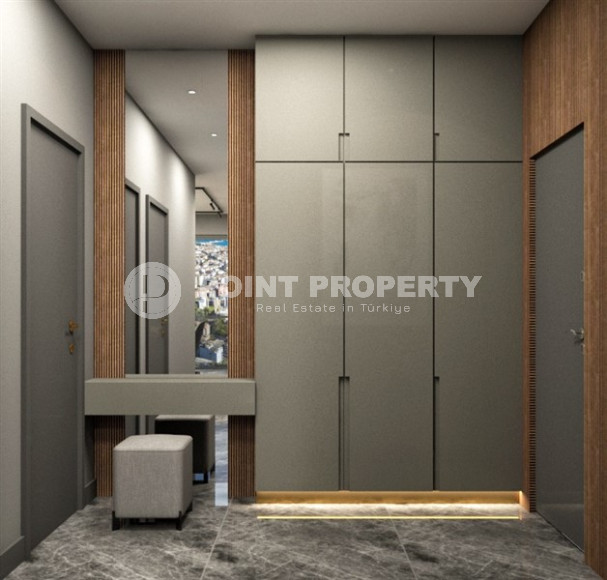 View apartments in installments with large layouts in the center of Alanya. Large layouts and apartments with private garden-id-1149-photo-19