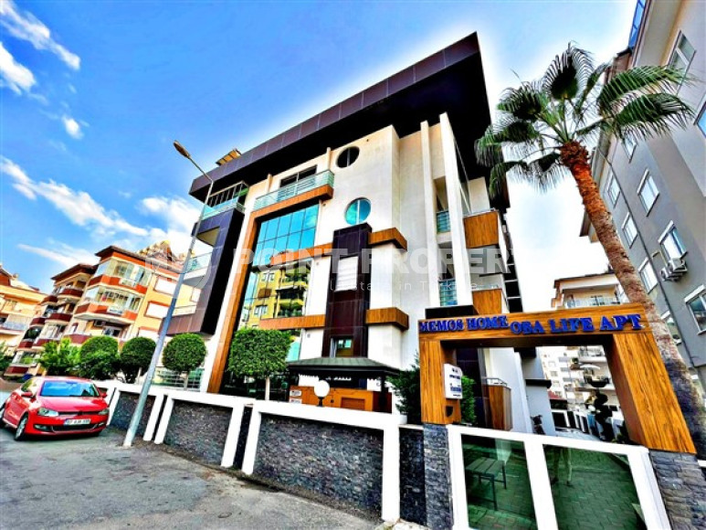 Furnished three-room apartment, 115m², 200m from the sea in Oba, Alanya-id-2033-photo-4