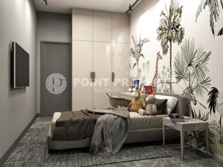 View apartments in installments with large layouts in the center of Alanya. Large layouts and apartments with private garden-id-1149-photo-22