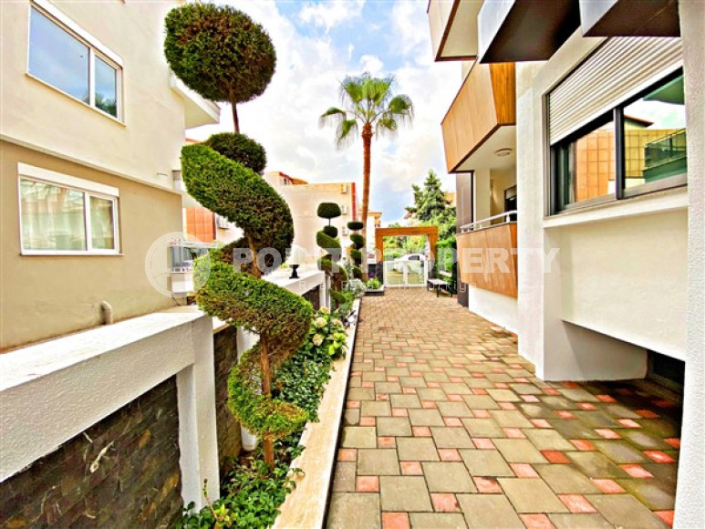 Furnished three-room apartment, 115m², 200m from the sea in Oba, Alanya-id-2033-photo-28