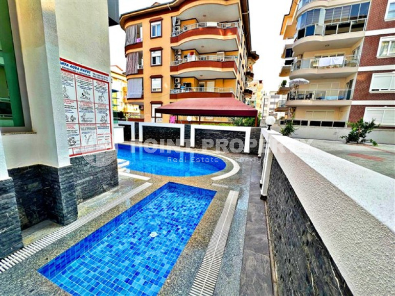 Furnished three-room apartment, 115m², 200m from the sea in Oba, Alanya-id-2033-photo-30