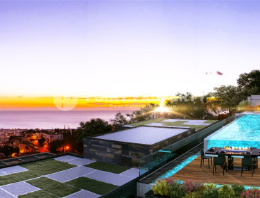 Виллы 4+1 премиум класса 660-680 м2 с панорамным видом на море и крепость. Алания, Центр-id-1014-фото-3