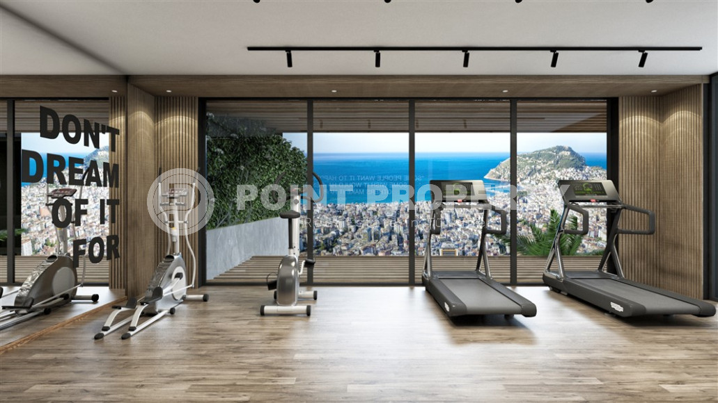 View apartments in installments with large layouts in the center of Alanya. Large layouts and apartments with private garden-id-1149-photo-27