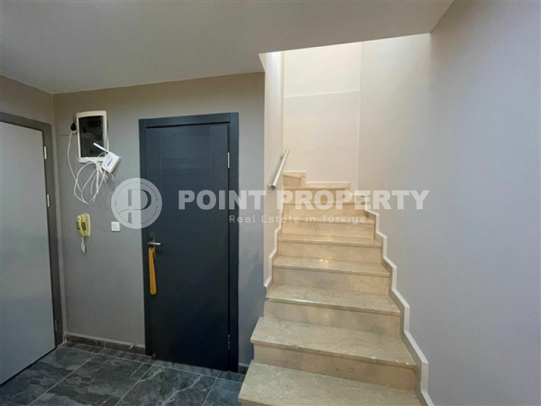 Меблированная двухуровневая квартира 3+1, в 500м от моря в Махмутларе, Алания-id-2035-фото-7