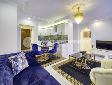 Трехкомнатная квартира, 90м², с дизайнерским интерьером в районе Алании Демирташ-id-2036-фото-2