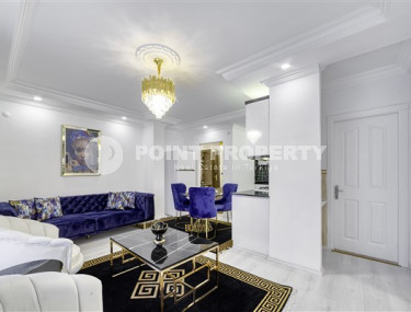 Трехкомнатная квартира, 90м², с дизайнерским интерьером в районе Алании Демирташ-id-2036-фото-3