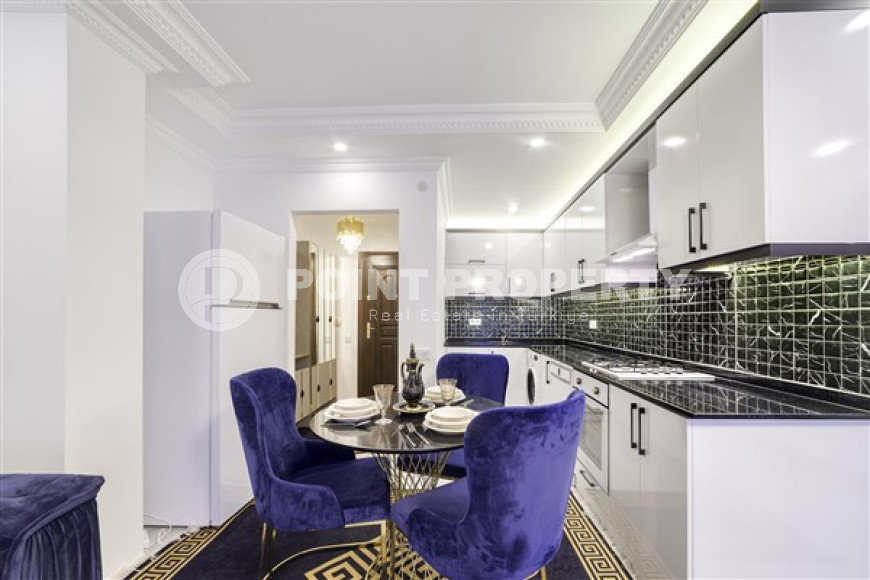 Трехкомнатная квартира, 90м², с дизайнерским интерьером в районе Алании Демирташ-id-2036-фото-4