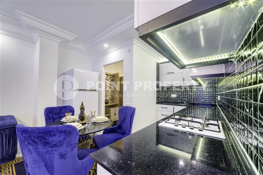 Трехкомнатная квартира, 90м², с дизайнерским интерьером в районе Алании Демирташ-id-2036-фото-5