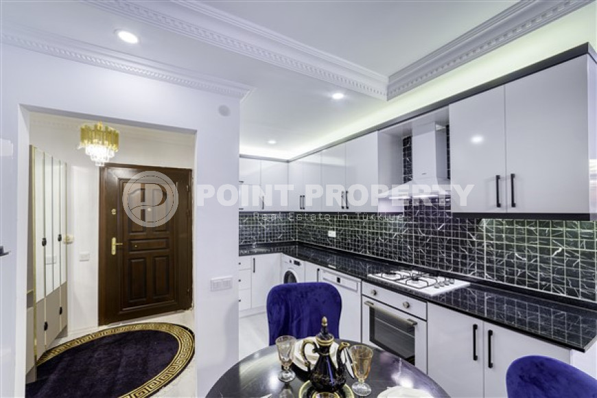 Трехкомнатная квартира, 90м², с дизайнерским интерьером в районе Алании Демирташ-id-2036-фото-6