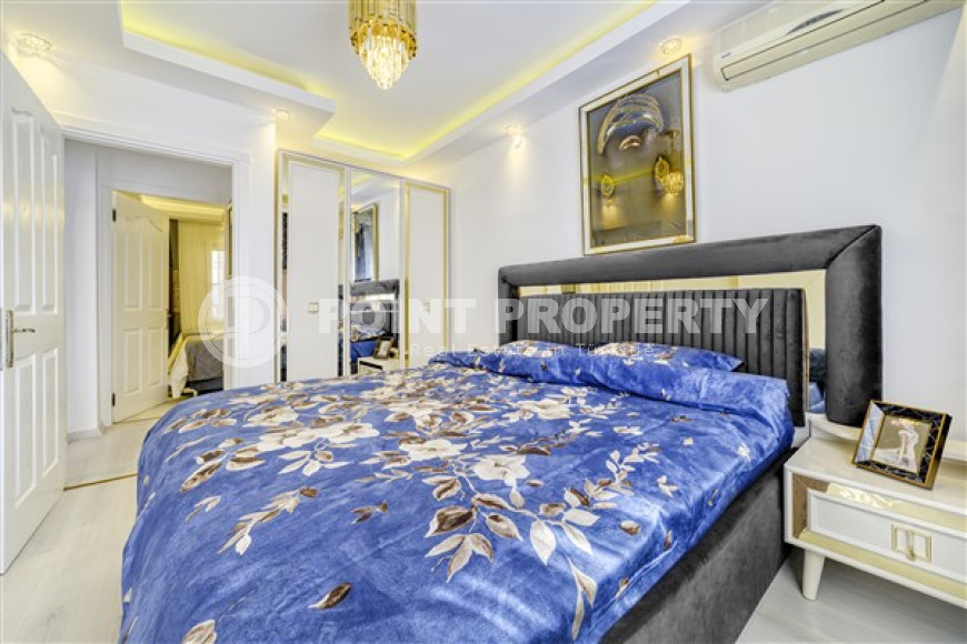 Трехкомнатная квартира, 90м², с дизайнерским интерьером в районе Алании Демирташ-id-2036-фото-8