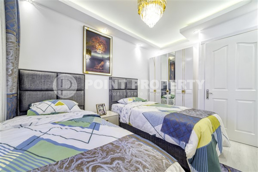 Трехкомнатная квартира, 90м², с дизайнерским интерьером в районе Алании Демирташ-id-2036-фото-12