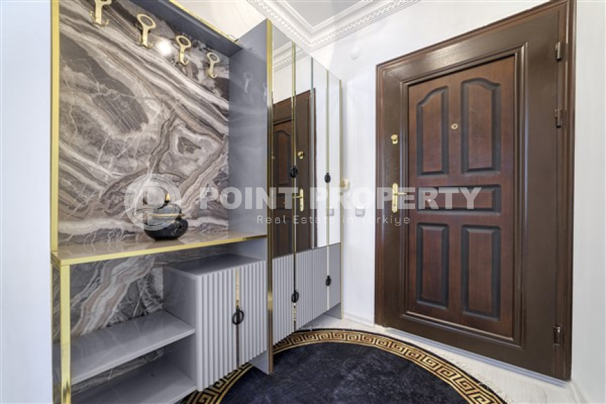 Трехкомнатная квартира, 90м², с дизайнерским интерьером в районе Алании Демирташ-id-2036-фото-15