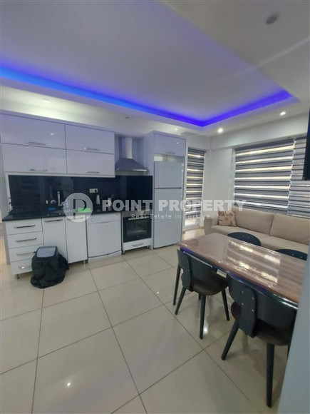 Квартира с двумя спальнями, 77м², в комплексе с инфраструктурой в 300м от пляжа Клеопатры, Алания-id-2038-фото-2