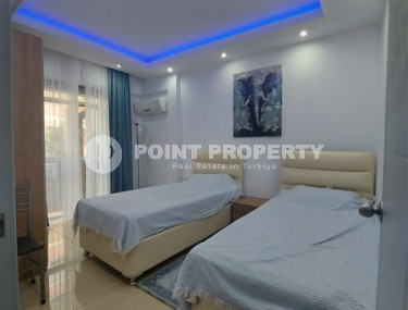 Квартира с двумя спальнями, 77м², в комплексе с инфраструктурой в 300м от пляжа Клеопатры, Алания-id-2038-фото-5