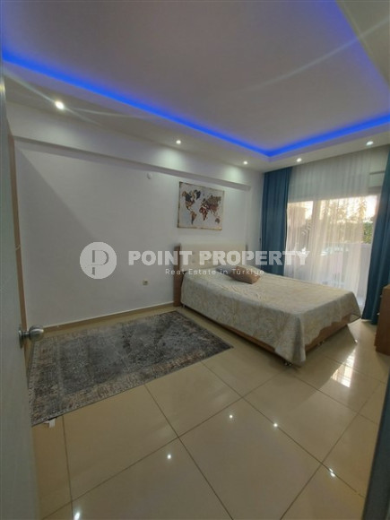 Квартира с двумя спальнями, 77м², в комплексе с инфраструктурой в 300м от пляжа Клеопатры, Алания-id-2038-фото-6