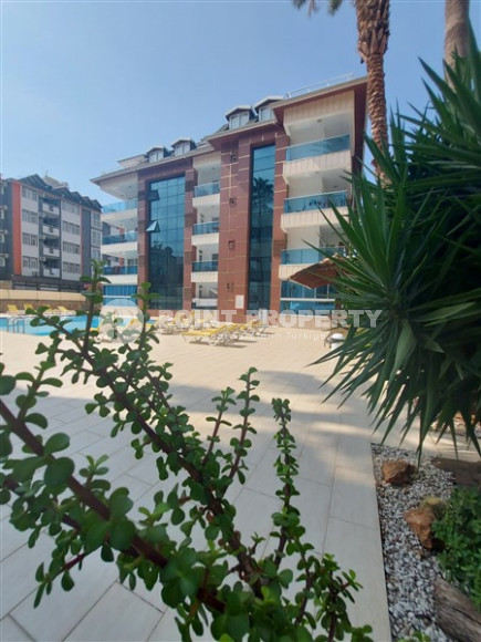 Квартира с двумя спальнями, 77м², в комплексе с инфраструктурой в 300м от пляжа Клеопатры, Алания-id-2038-фото-9