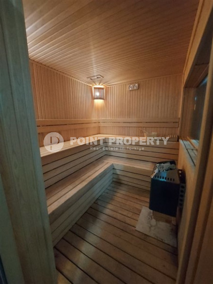 Квартира с двумя спальнями, 77м², в комплексе с инфраструктурой в 300м от пляжа Клеопатры, Алания-id-2038-фото-10