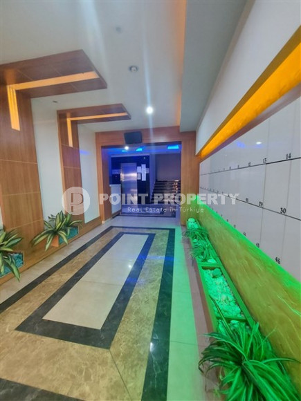 Квартира с двумя спальнями, 77м², в комплексе с инфраструктурой в 300м от пляжа Клеопатры, Алания-id-2038-фото-14