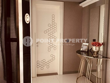 Фешенебельная квартира с тремя спальнями, 150м², с видом на Аланийский залив и порт Алании-id-2039-фото-2