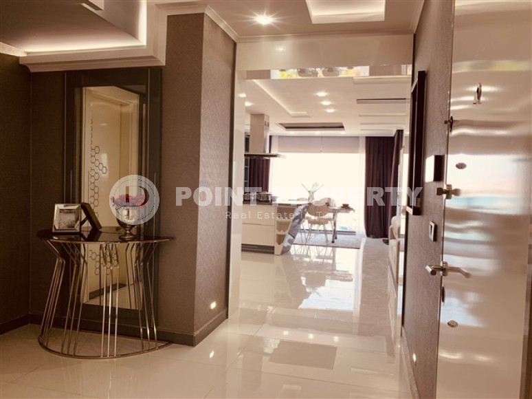 Фешенебельная квартира с тремя спальнями, 150м², с видом на Аланийский залив и порт Алании-id-2039-фото-3